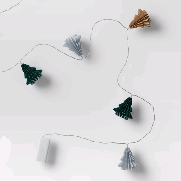 Wondershop NWT 10 LED Christmas Tree String Light 8' Battery Operated - Picture 4 of 7